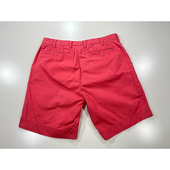Polo Ralph Lauren Shorts Classic Fit Pima Cotton Pink/Red Men's 33 / 9" Inseam - Picture 2 of 10